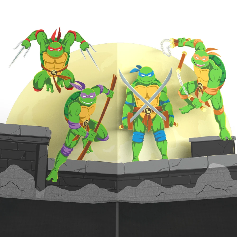 Lovepop Teenage Mutant Ninja Turtles Have an Epic Day Pop-Up Card - Image 2