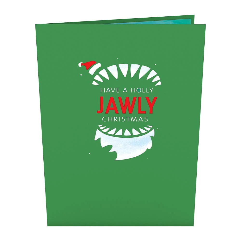 Lovepop Santa Shark Pop-Up Card - Image 4