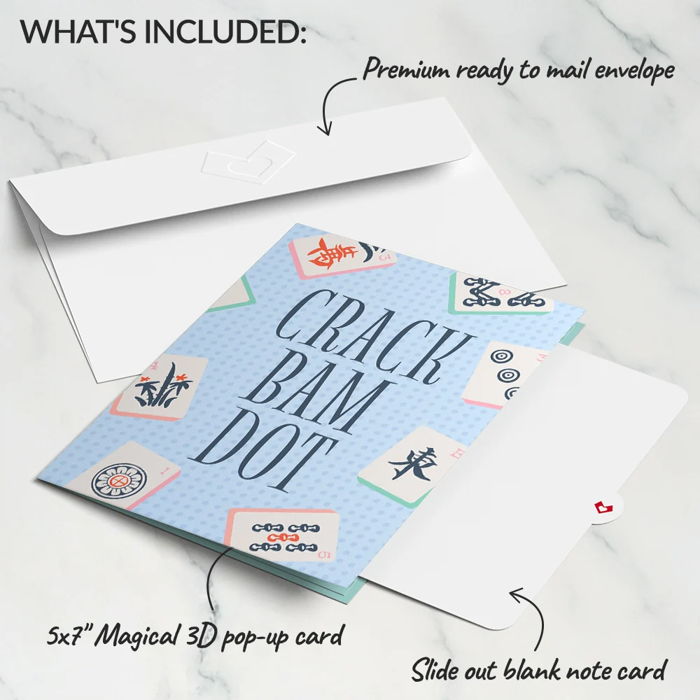 Lovepop Crack Bam Dot Mahjong Pop-Up Card - Image 5