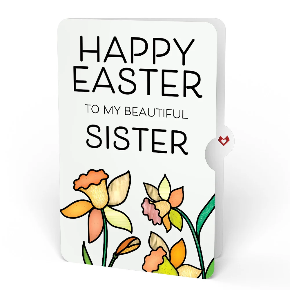 Lovepop Sunny Daffodil Easter Heartfelt Charm Card and Sentiment Set for Sister Bag - Image 4
