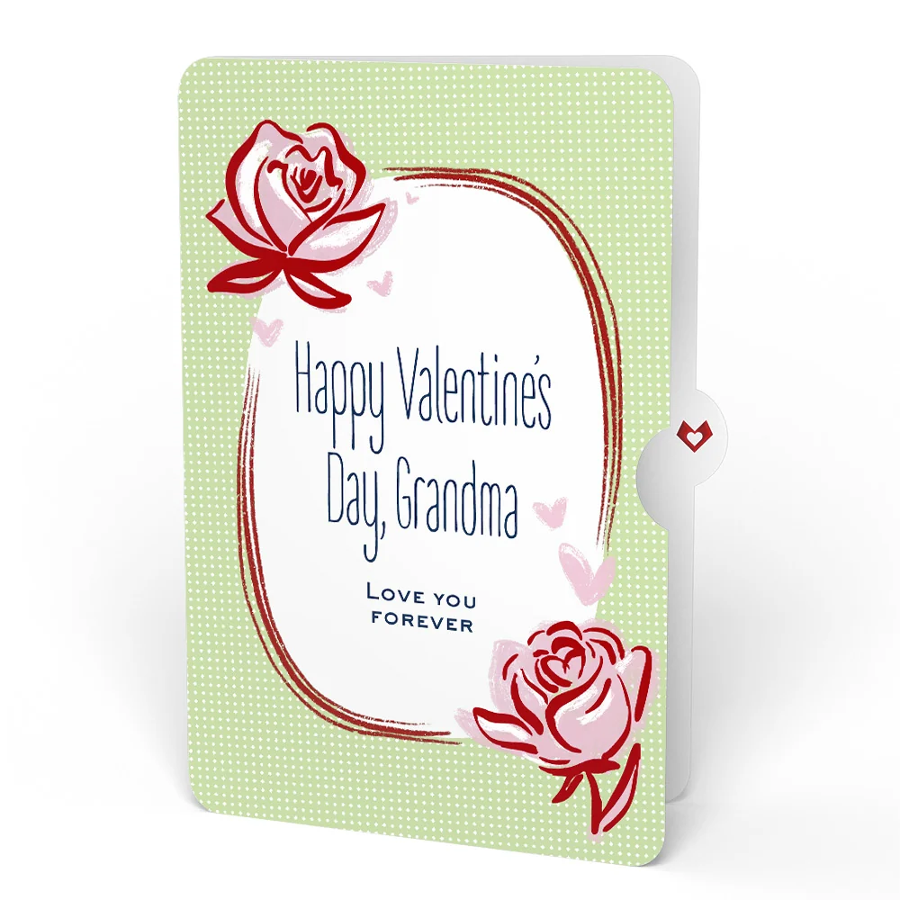 Lovepop Cheerful Tulips Valentine Bouquet and Sweet Rose Sentiment Set for Grandmother Vase - Image 4