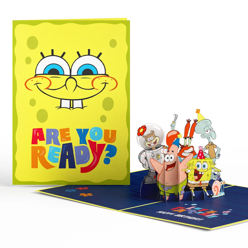 Lovepop SpongeBob SquarePants Let’s Par-Tay Birthday Pop-Up Card