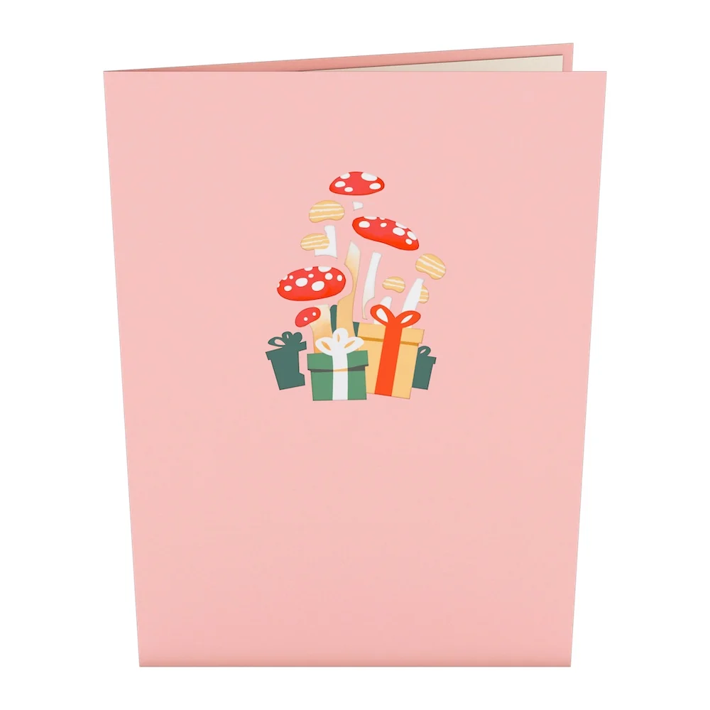 Lovepop Woodland Gnomes Birthday Cake Pop-Up Card Tea - Image 4