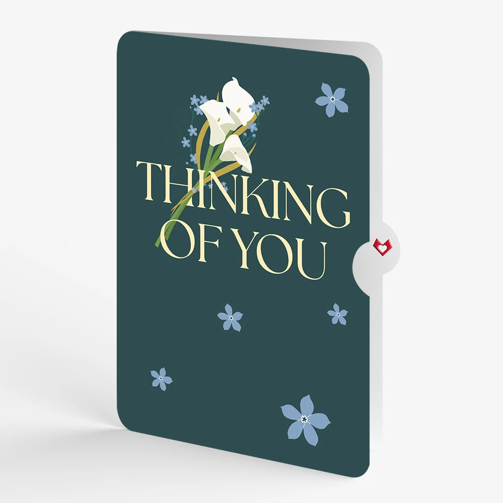 Lovepop Calla Lily Thinking of You Pop-Up Card and Sentiment Set Vase - Image 4