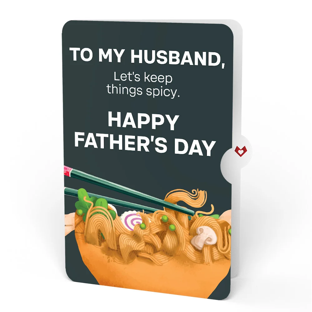 Lovepop Send Noods Spicy Father's Day Pop-Up Card and Sentiment Set for Husband Bowl - Image 4