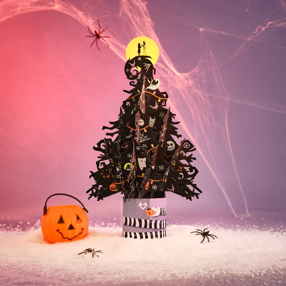 Lovepop Disney Tim Burton's The Nightmare Before Christmas Holiday Tree Pop-Up Bouquet