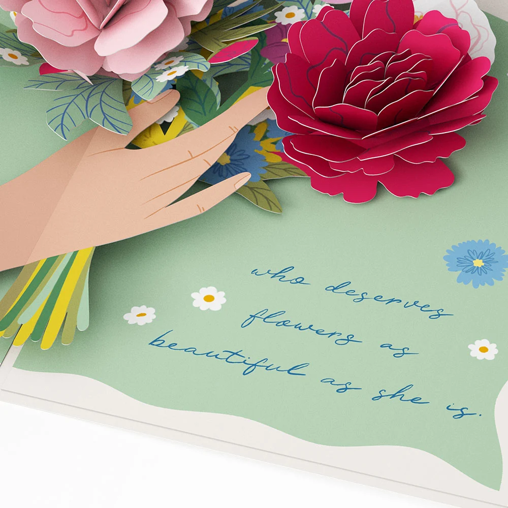 Lovepop Happy Mother’s Day Flowers Mother's Day Pop-Up Card and Sentiment Set for Grandma - Image 6