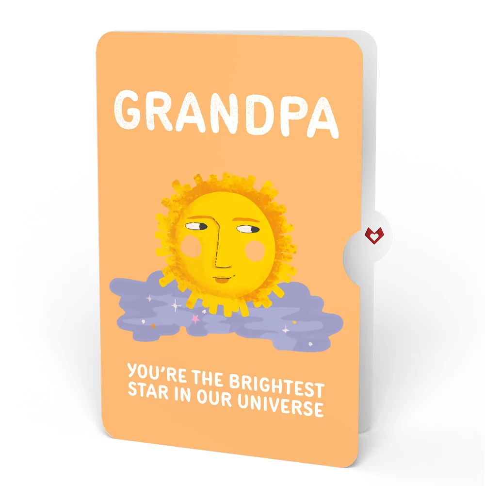 Lovepop Another Trip Around the Sun Birthday Light-Up Pop-Up Card and Sentiment Set for Grandpa - Image 4