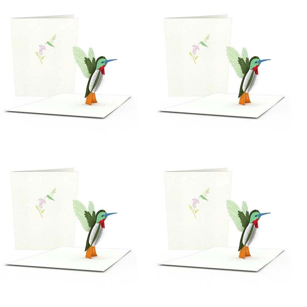 Lovepop Hummingbird Notecards (4-Pack)