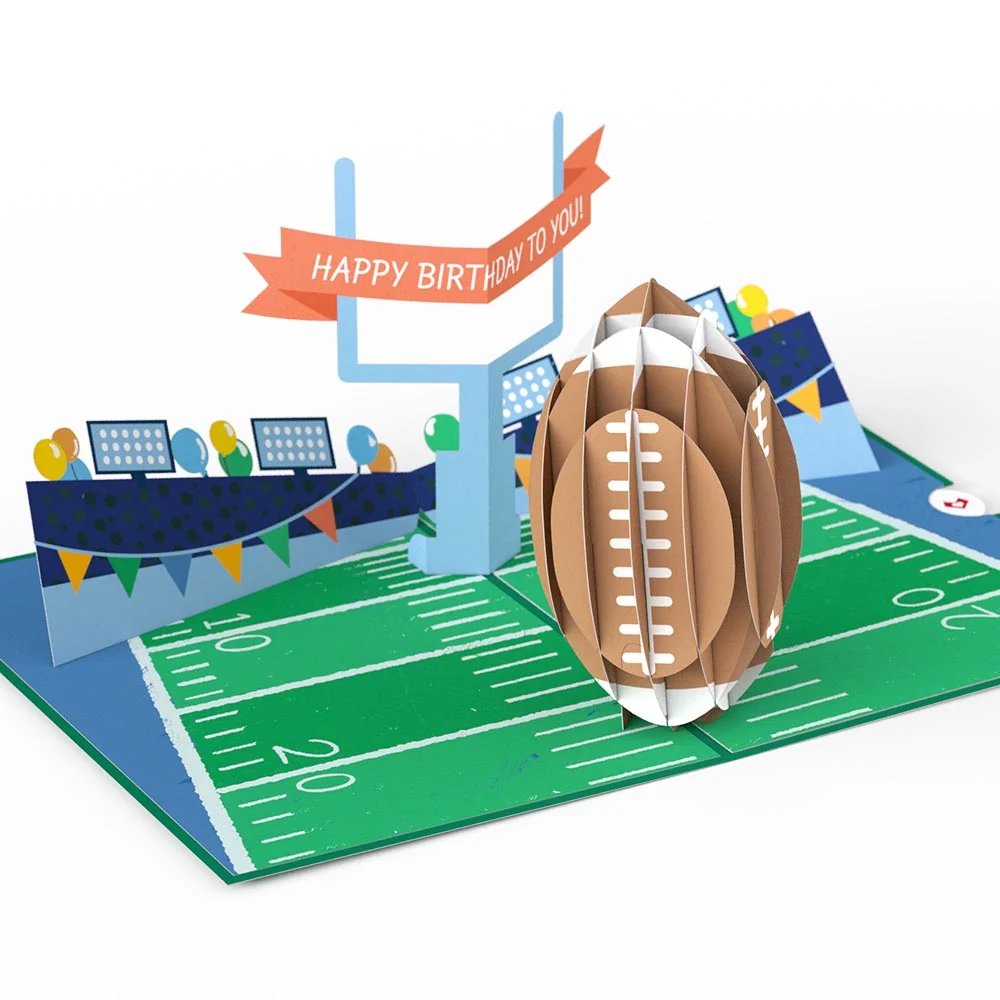 Lovepop Another Birthday Down Football Pop-Up Card - Image 3