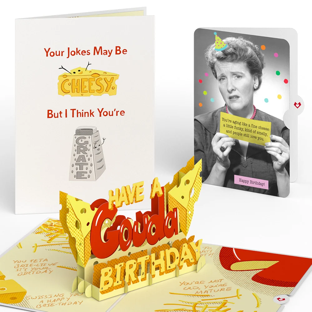 Lovepop Gouda Birthday Pop-Up Card and Sentiment Set for Any Woman