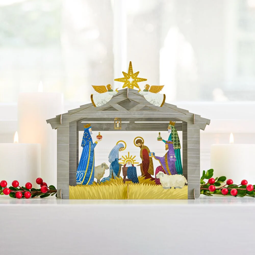 Lovepop Decorative Nativity Scene Pop-Up Gift