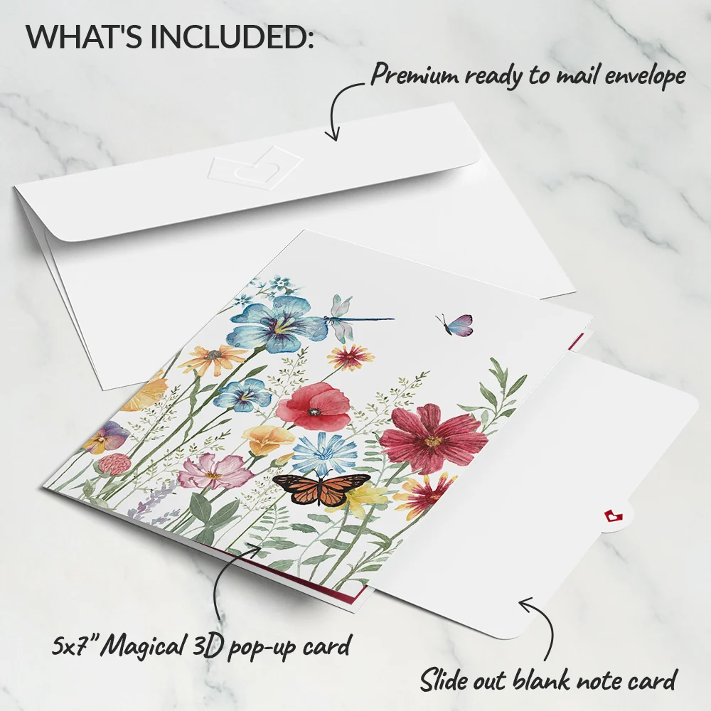 Lovepop Wild Flowers Jar Pop-Up Card - Image 5