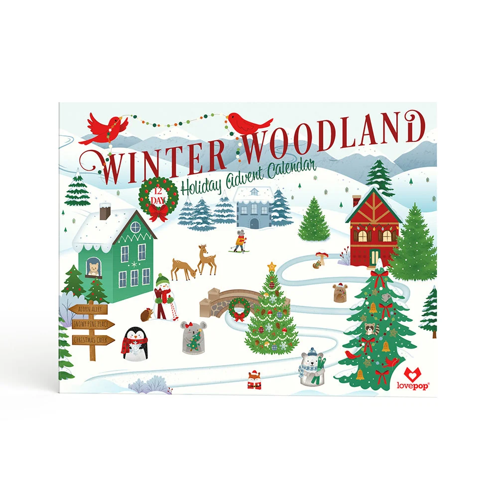 Lovepop Winter Woodland 12 Day Holiday Advent Calendar - Image 3
