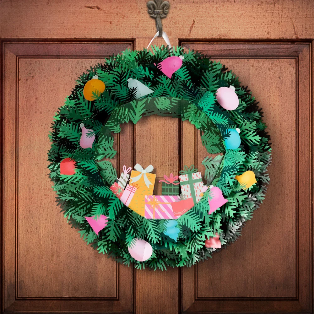 Lovepop Christmas Joy Wreath