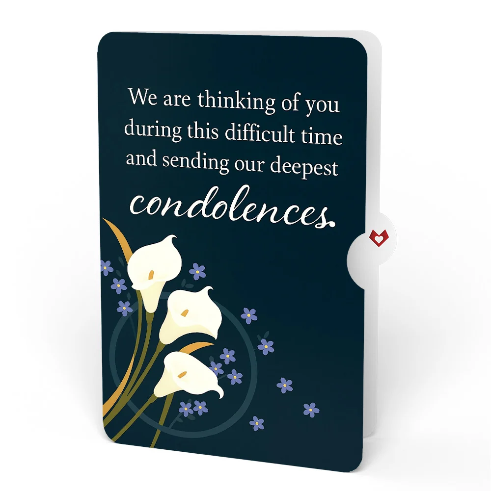 Lovepop Calla Lily Sympathy Pop-Up Card and Thoughts of Comfort Sentiment Set - Image 4