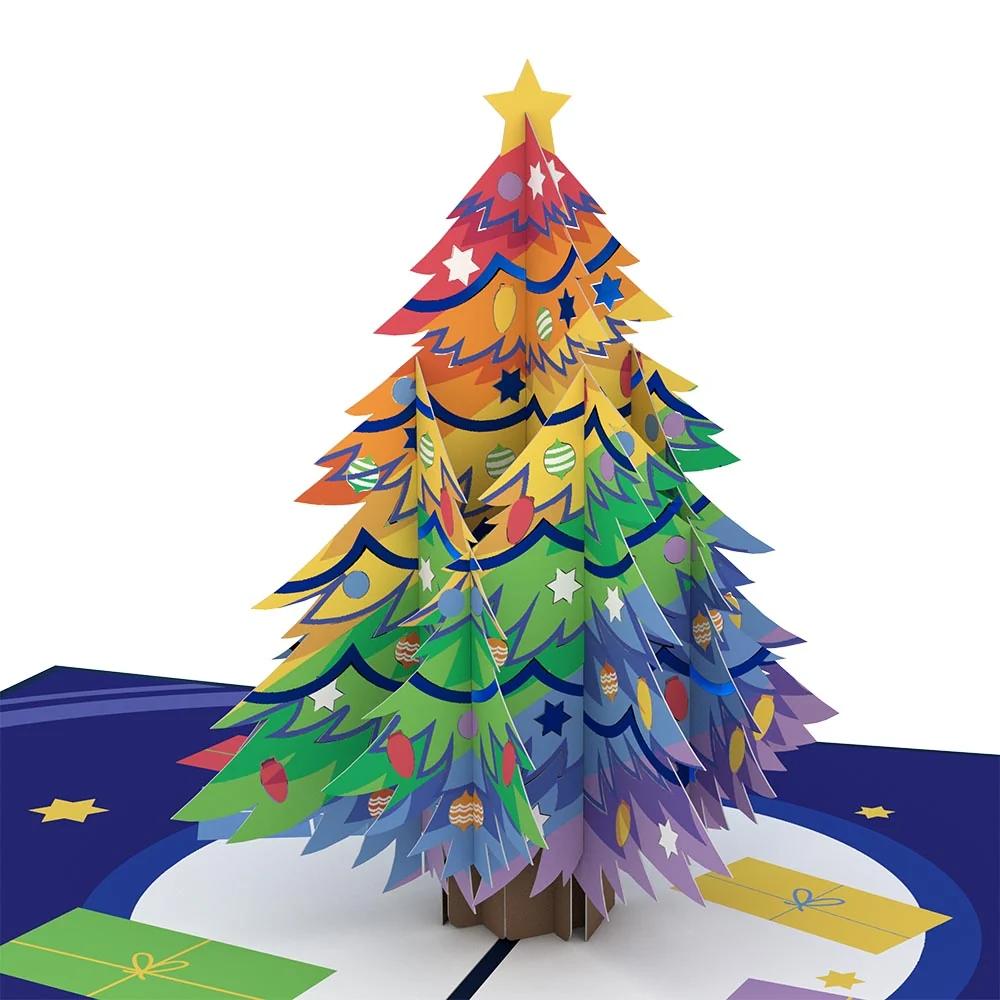 Lovepop Rainbow Christmas Tree Pop-Up Card - Image 2