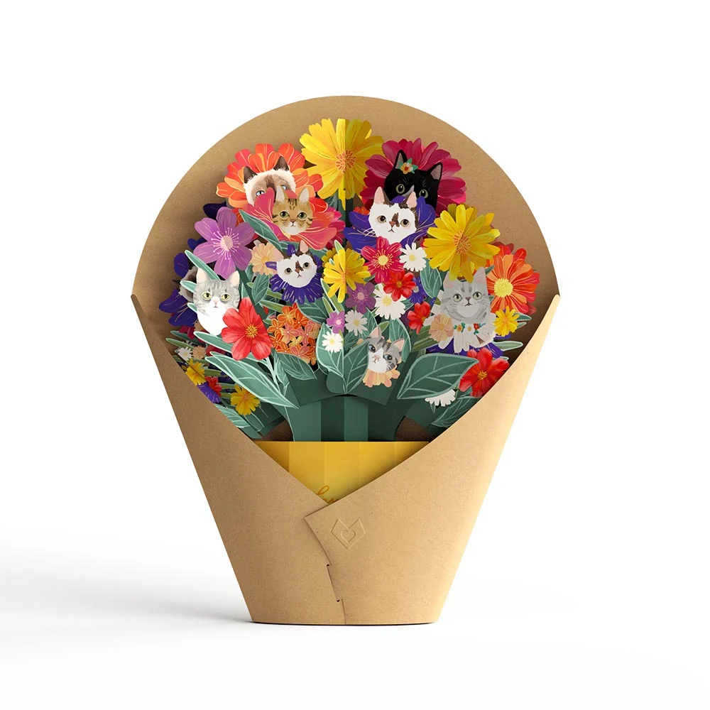 Lovepop Purr-fect Cat Bouquet - Image 5
