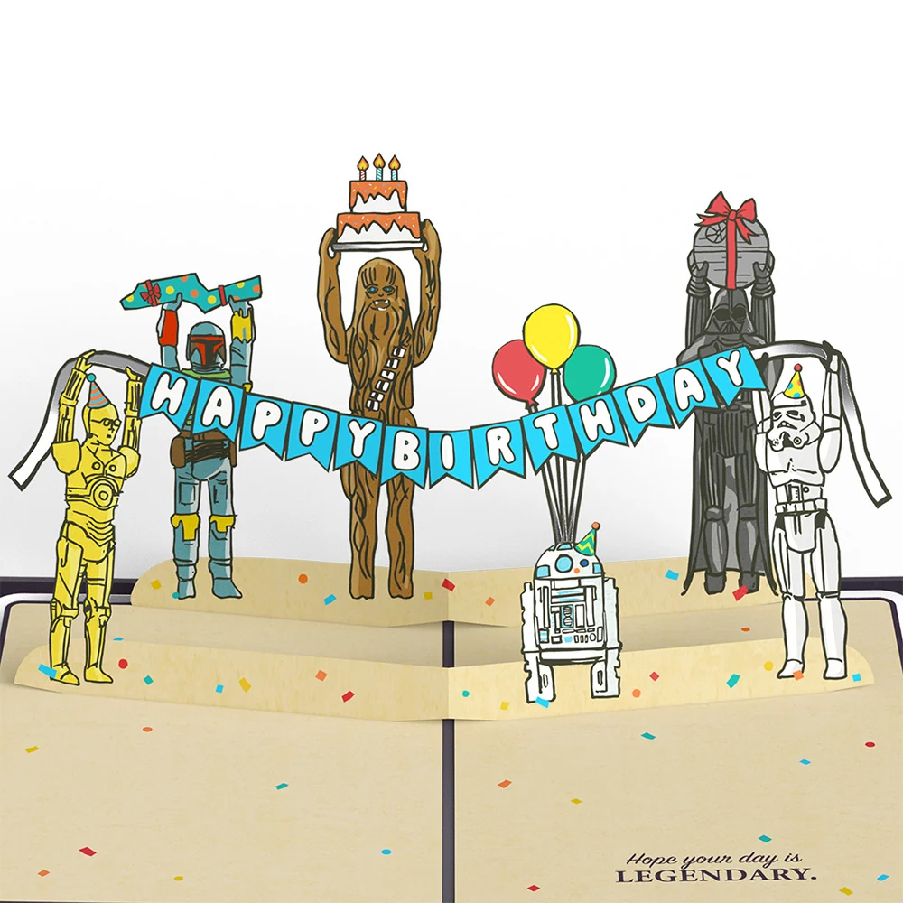 Lovepop Star Wars Vintage Birthday Pop-Up Card - Image 2