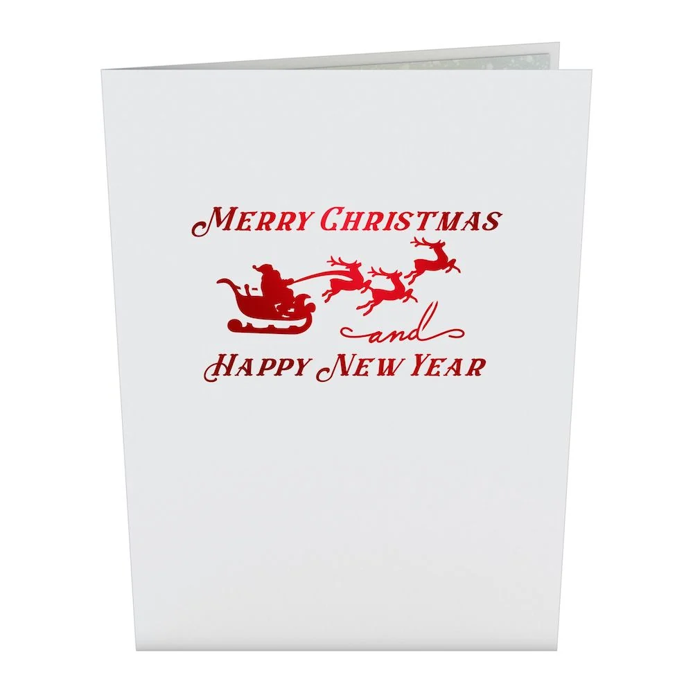Lovepop Santa Sleigh and Reindeer Pop-Up Card - Image 5