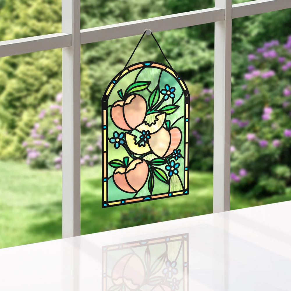 Lovepop Golden Peaches Suncatcher Card