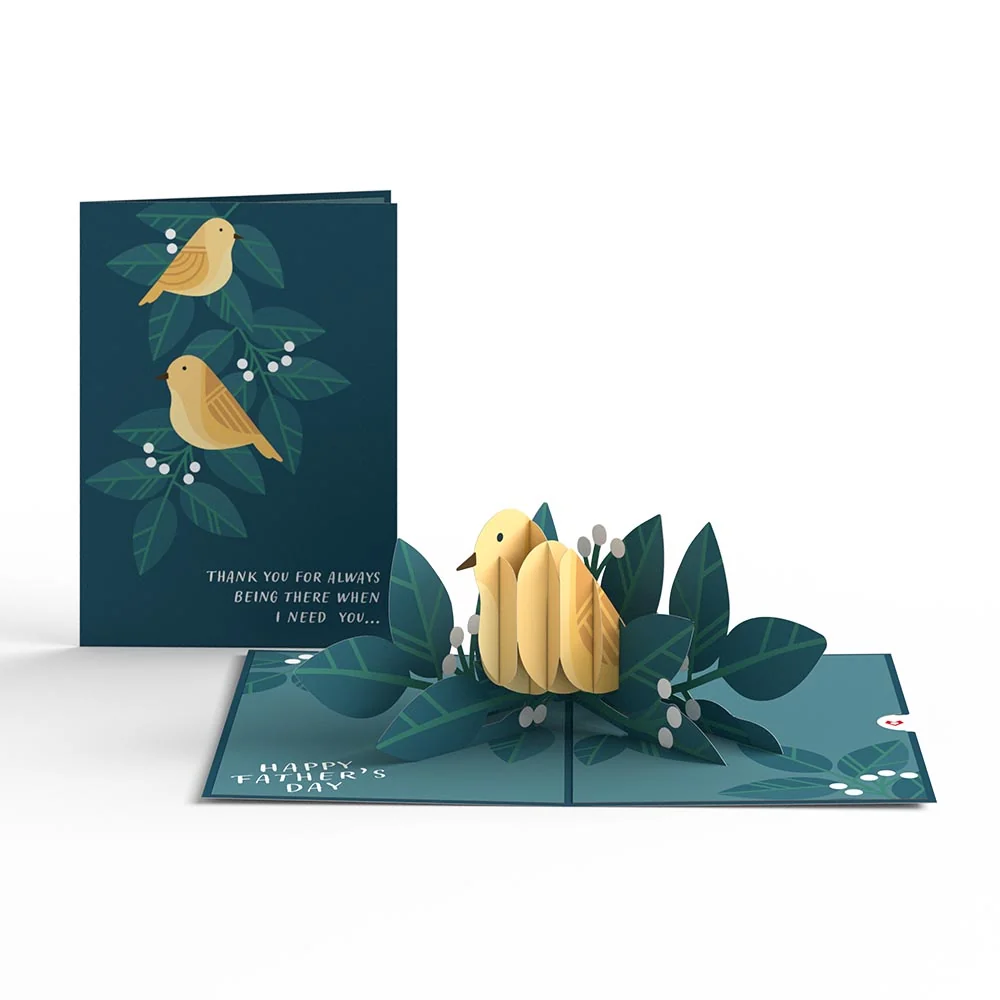 Lovepop Happy Father's Day Birds Pop-Up Card
