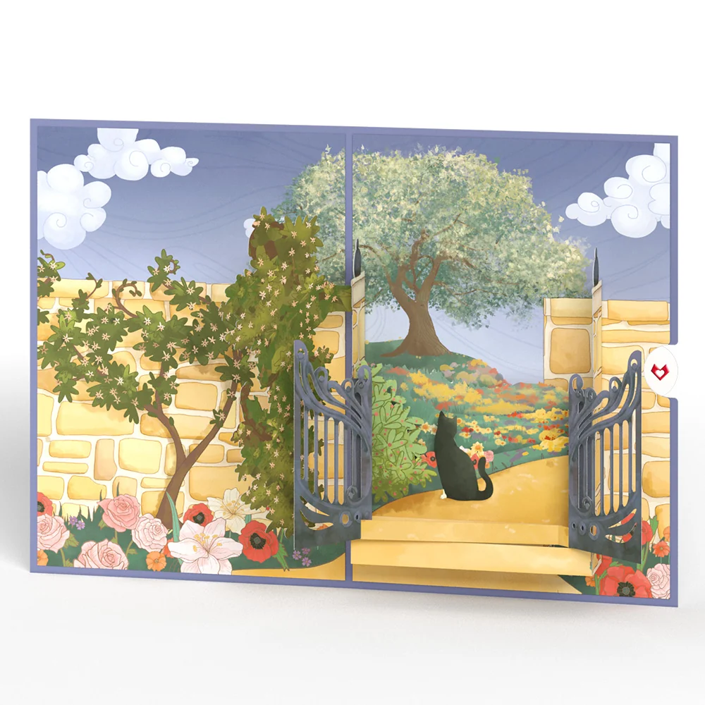 Lovepop Through the Garden Gate Pop-Up Card - Image 3