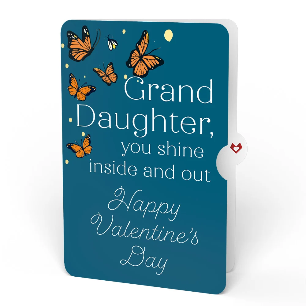 Lovepop Thinking of You Butterfly Jar Valentine Light-Up Pop-Up Card and Sentiment Set for Granddaughter - Image 4