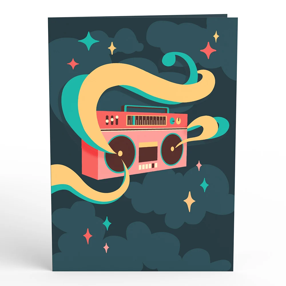 Lovepop Retro Mixtape Pop-Up Card - Image 4