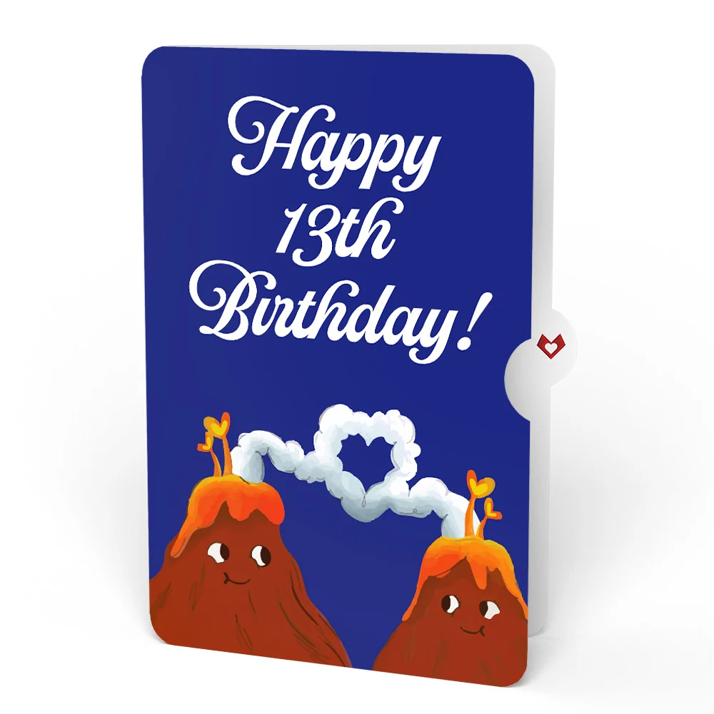 Lovepop I Lava You 13th Birthday Pop-Up Card and Sentiment Set - Image 4