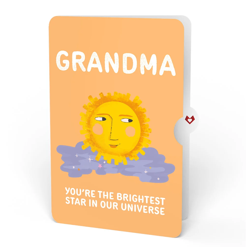 Lovepop Another Trip Around the Sun Birthday Light-Up Pop-Up Card and Sentiment Set for Grandma - Image 4