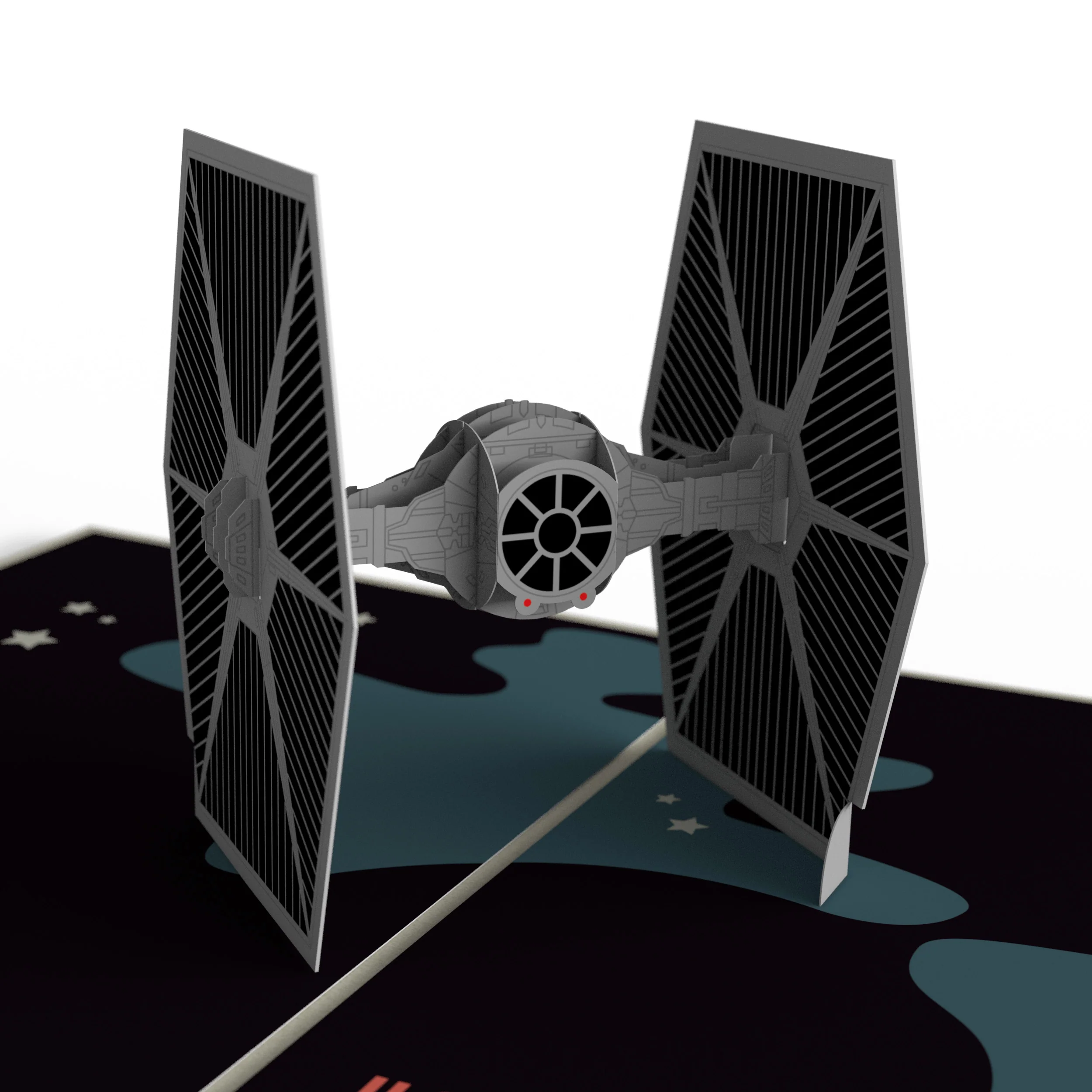 Lovepop Star Wars TIE Fighter Father's Day Pop-Up Card - Image 3