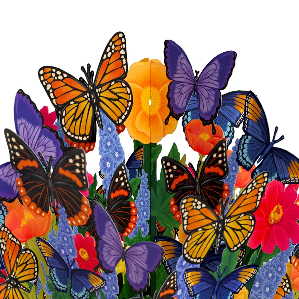Lovepop Brilliant Butterfly Pop-Up Card and Bouquet Bundle - Image 6