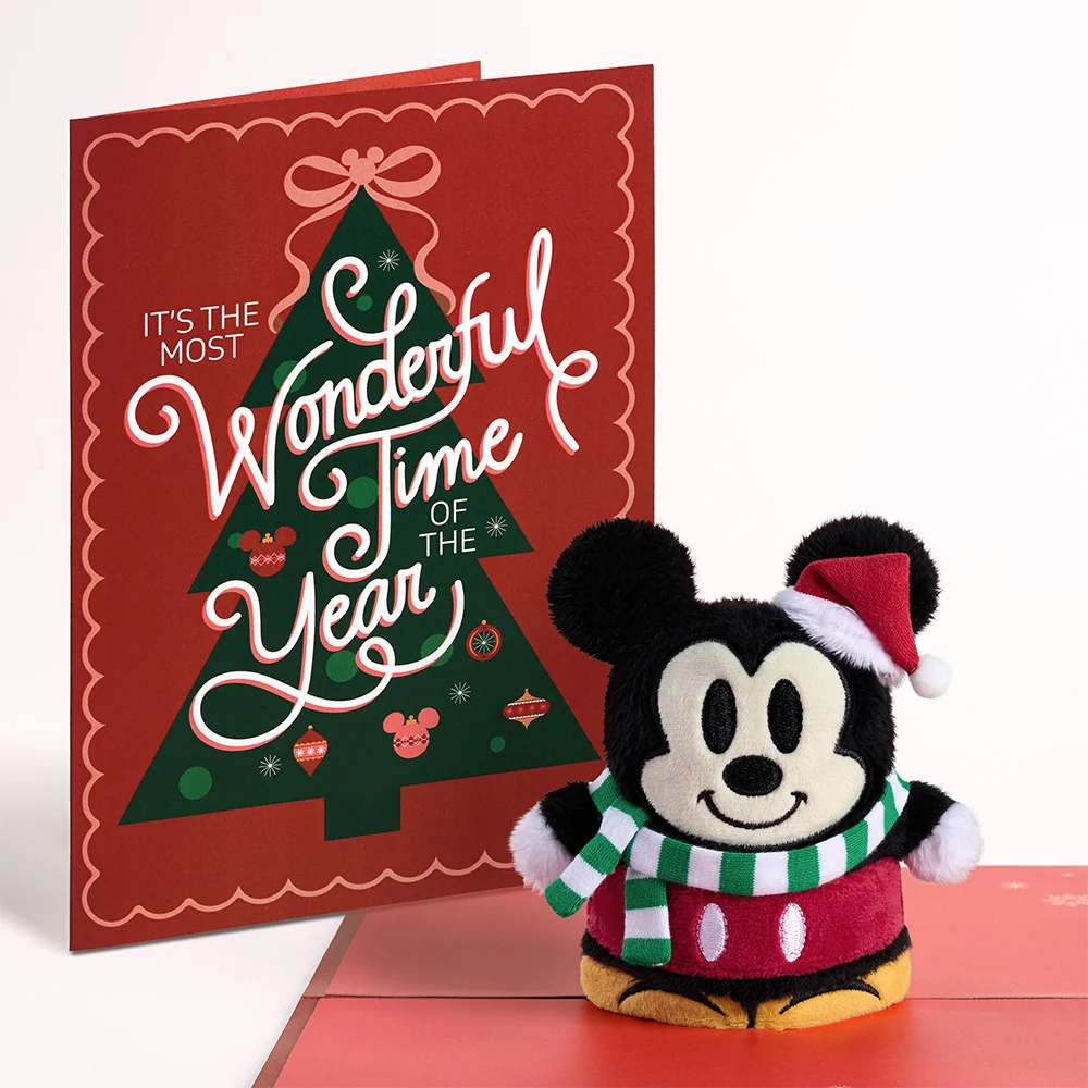 Lovepop Disney's Mickey Mouse 'Most Wonderful Time of the Year' Plushpop Card