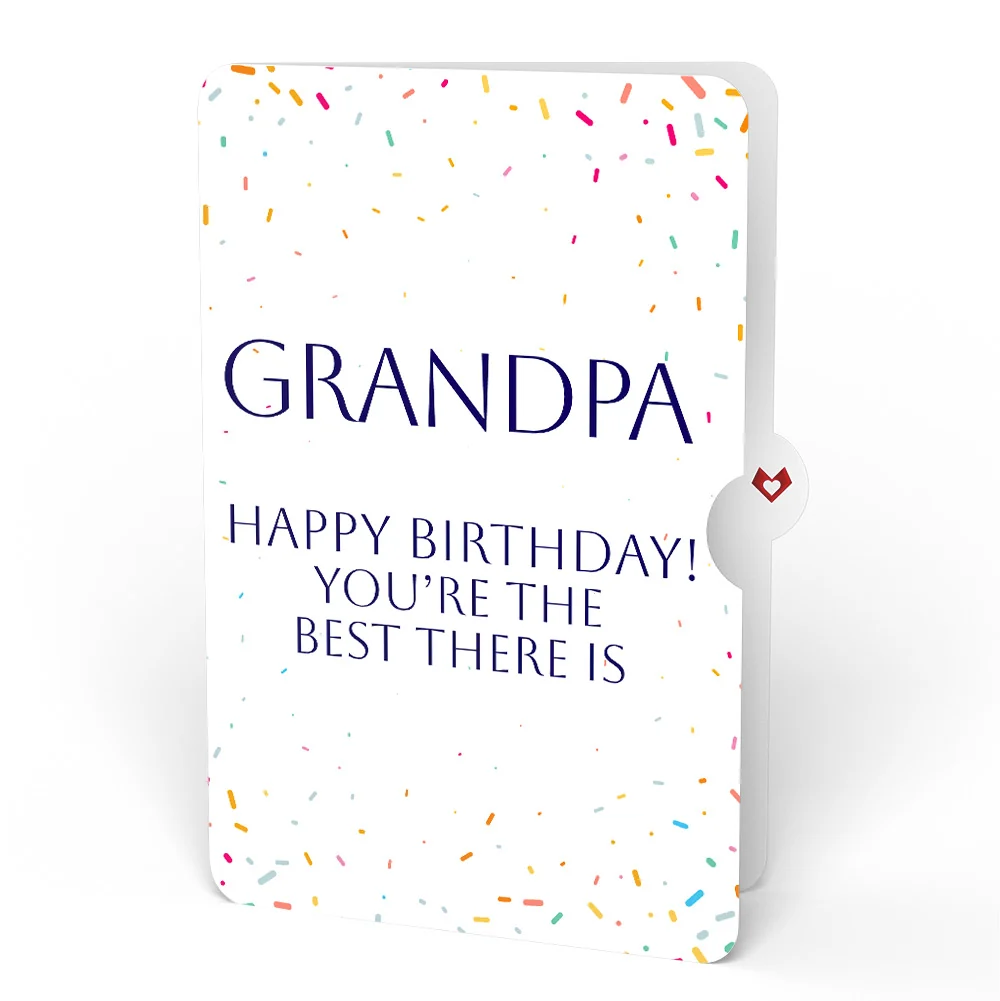 Lovepop Wishing You a Happy Birthday Music and Lights Pop-Up Card and Sentiment Set for Grandpa - Image 4