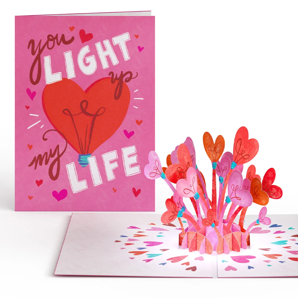 Lovepop You Light Up My Life Light-Up Pop-Up Card - Image 3