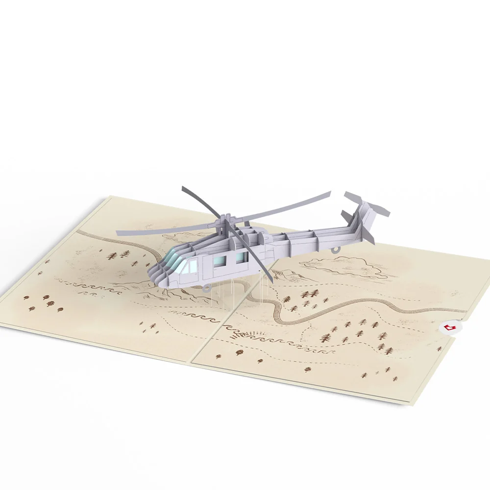 Lovepop Helicopter Pop-Up Card - Image 3