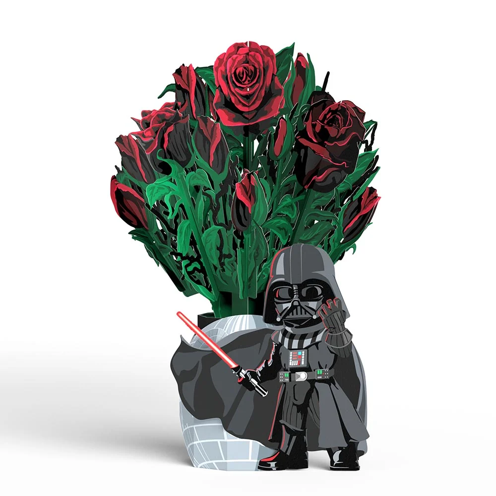 Lovepop Star Wars Darth Vader Birthday Pop-Up Card & Flower Buds Bouquet Bundle - Image 5