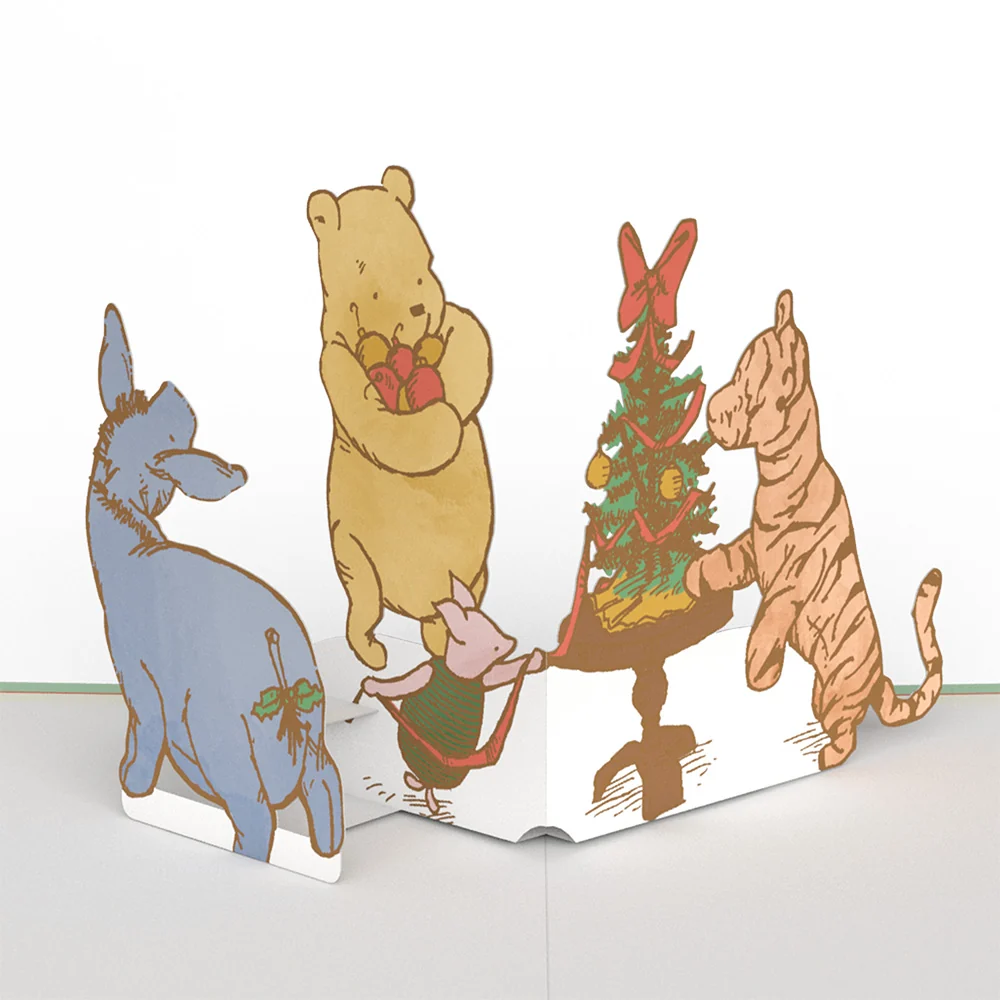 Lovepop Disney’s Winnie the Pooh Holiday Box Set (Assorted 12-Pack): Paperpop Card - Image 4