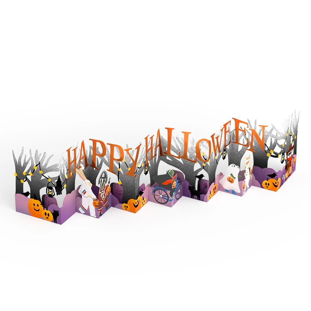 Lovepop Happy Halloween Trick-or-Treat Loooooong Card (Expands to 2 feet) - Image 6