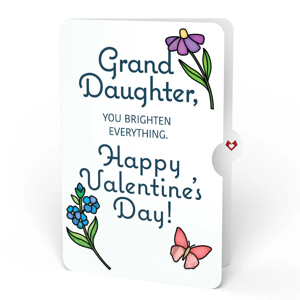 Lovepop Vibrant Tulip Valentine Suncatcher Bouquet and Sentiment Set for Granddaughter Glass - Image 4