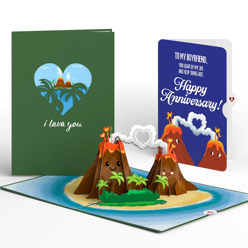 Lovepop I Lava You Anniversary Pop-Up Card and Sentiment Set for Boyfriend
