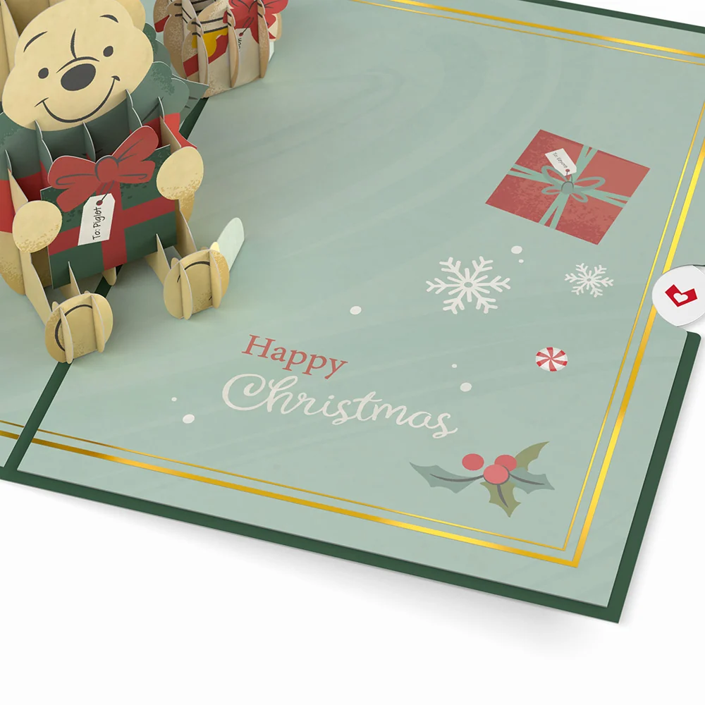 Lovepop Disney's Winnie the Pooh Merry & Bright Christmas Pop-Up Card - Image 2
