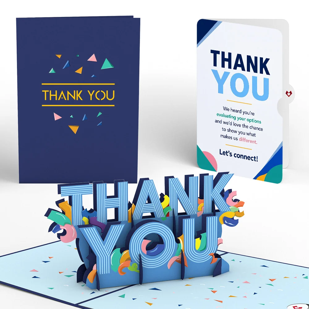 Lovepop Thank You Confetti Pop-Up Card and Evaluating Options Sentiment Set
