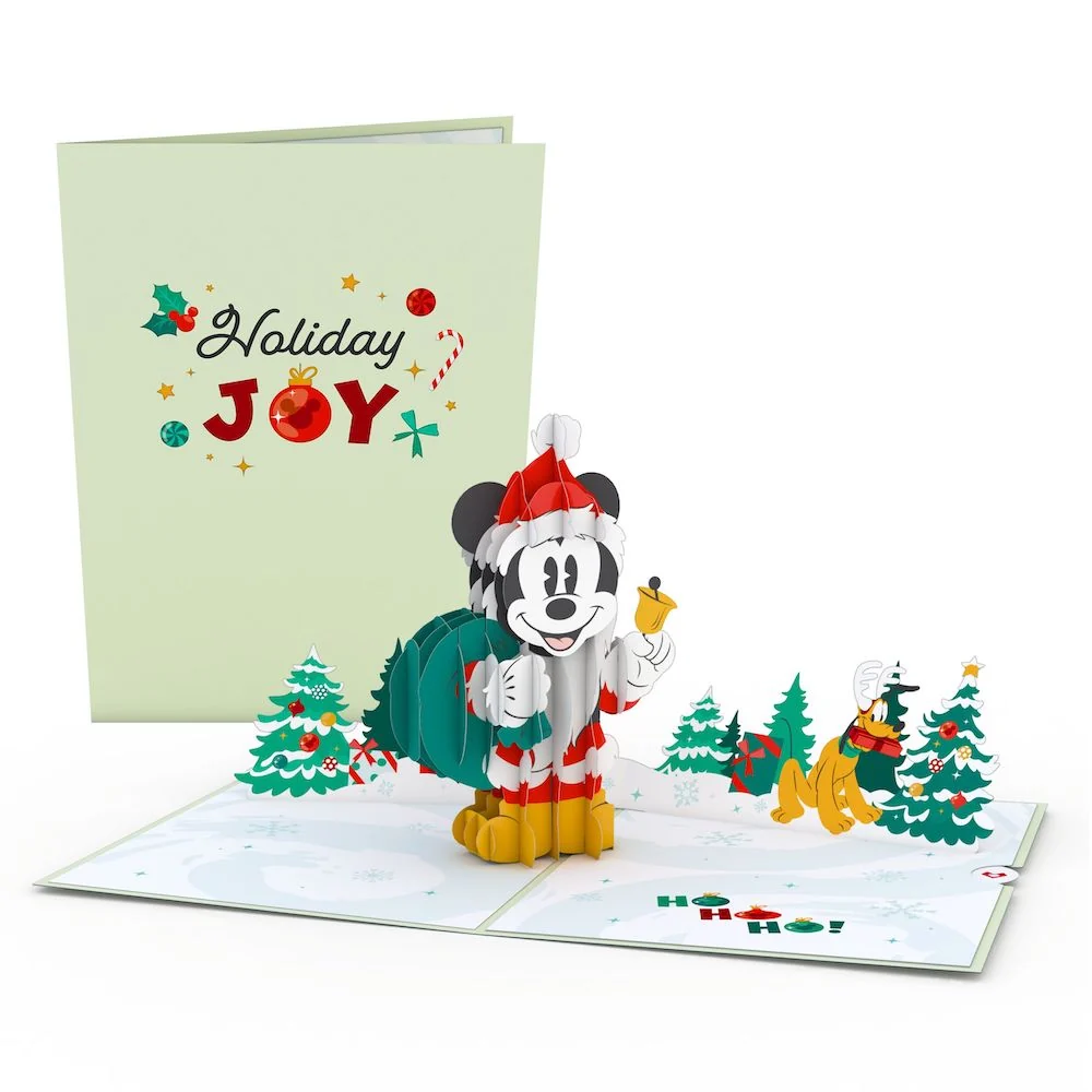 Lovepop Disney's Mickey Mouse Santa Pop-Up Card