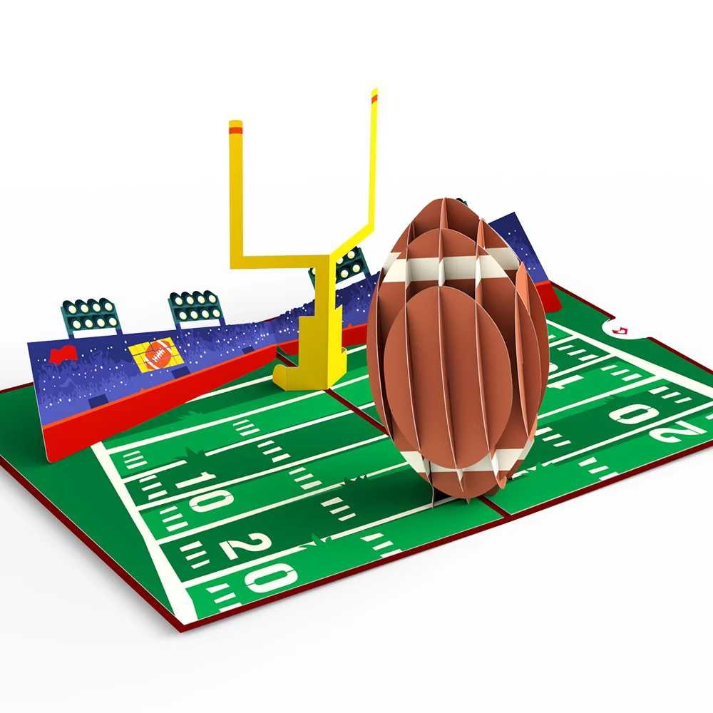 Lovepop Football Touchdown Pop-Up Card - Image 3
