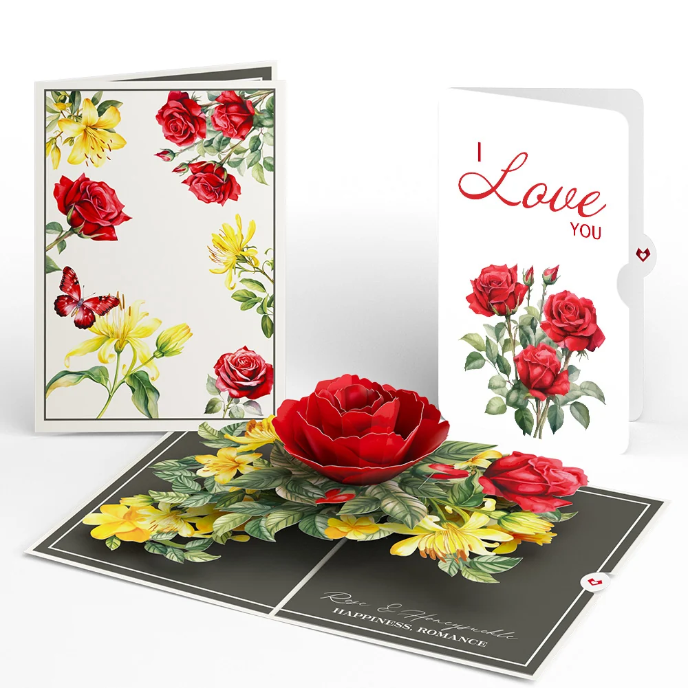 Lovepop Born to Bloom: June Birth Month Flowers Love Pop-Up Card and Sentiment Set