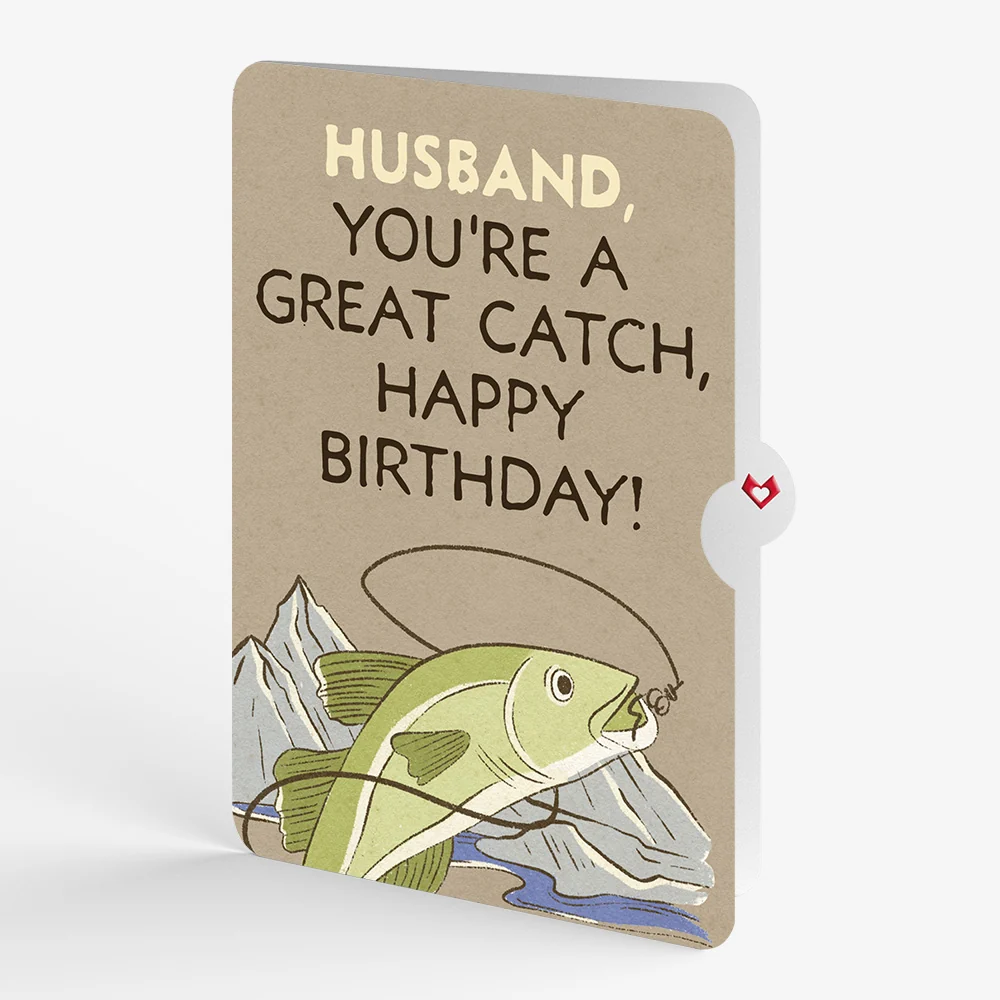 Lovepop Birthday Cod Pop-Up Card and Sentiment Set for Husband - Image 4