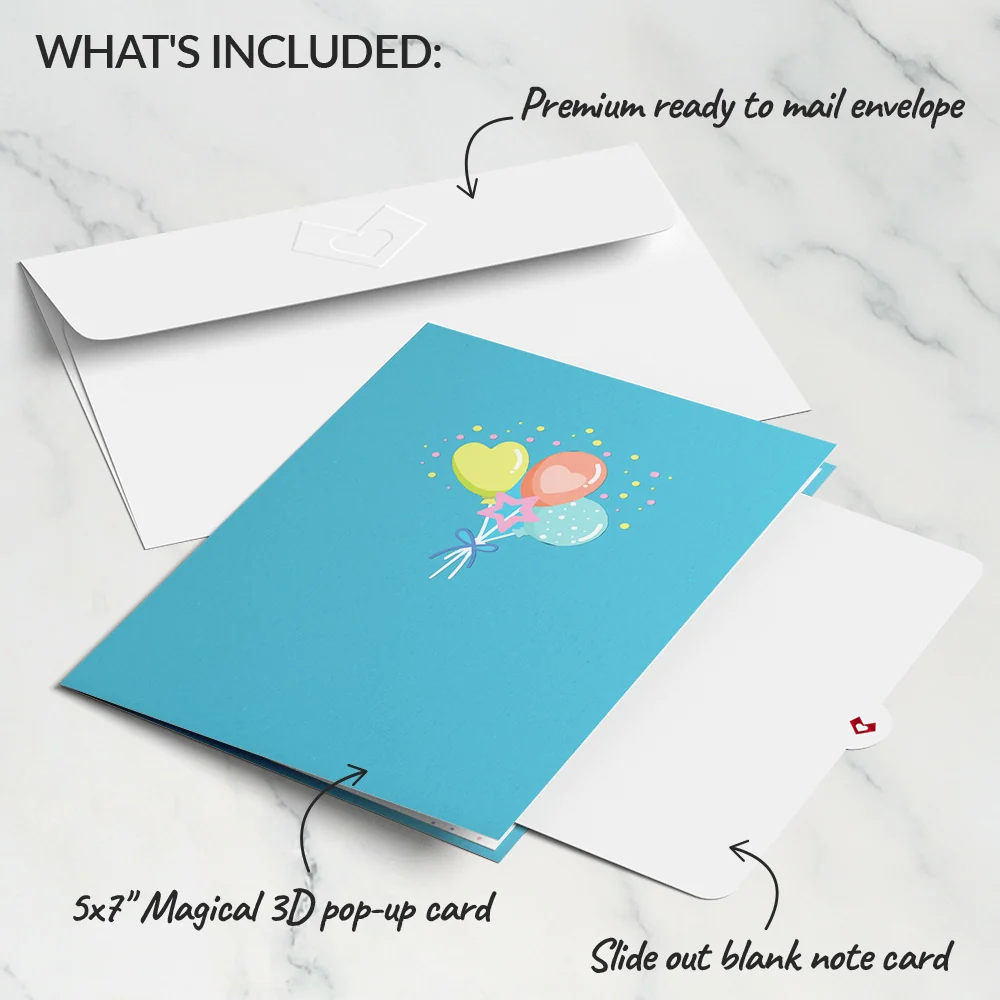 Lovepop Balloon Box Pop-Up Card - Image 5