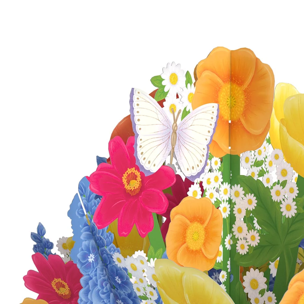 Lovepop Wildflower Mother's Day Bouquet and The real MVP Sentiment Set Vase - Image 3